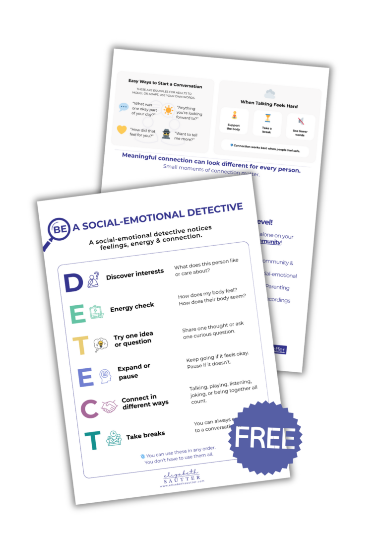 Social-Emotional Detective Cheat Sheet