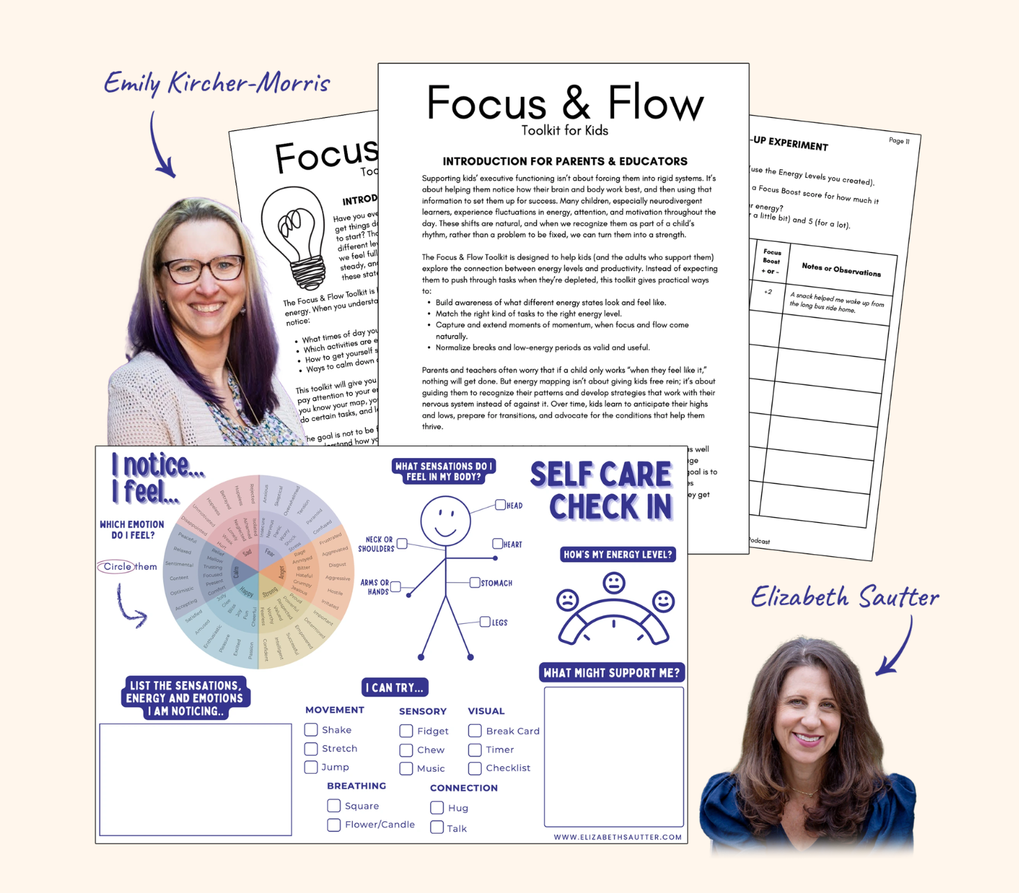 Focus & Flow Toolkit for Kids:Teens and Daily Regulation Check In